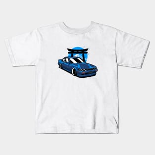 Blue Soarer Classic JDM Coupe Kids T-Shirt